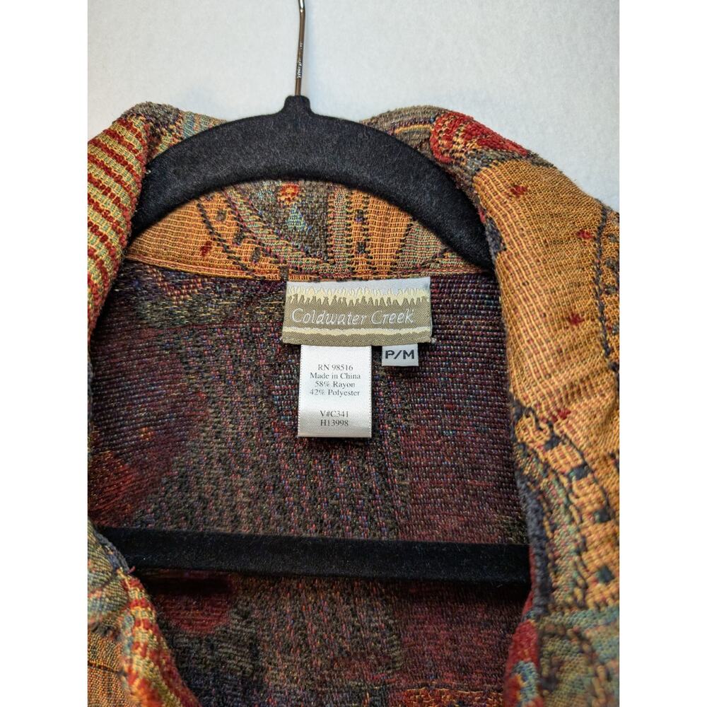 Coldwater Creek Patchwork Tapestry Jacket Blazer … - image 6